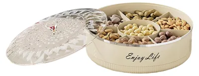 Image de Conteneur rotatif pour snacks avec 7 plateaux