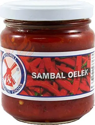 Immagine prodotto di Windmill Sambal Oelek Pasta di peperoncino piccante 200g