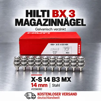 Zdjęcie produktu dla Hilti BX 3 – stalowy kołek rozporowy X-S 14 B3 MX, numer katalogowy: 2156392