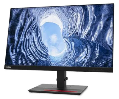 Produktbild von Lenovo ThinkVision T24h-20, 60,5 cm (23.8"), 2560 x 1440 Pixel, Quad HD, LCD, 6 ms, Schwarz