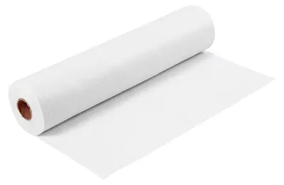 Imagen del producto de Tela de fieltro para manualidades, color blanco, 45 cm de ancho, 5 metros