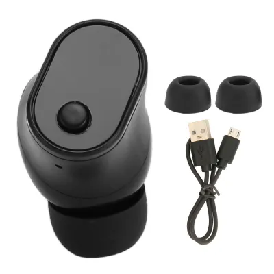 Obrázek produktu pro Jednotlivé mini sluchátka Bluetooth, Bluetooth 5.2, redukce šumu, ergonomický design, digitální displej, bezdrátová mono sluchátka
