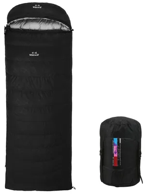 Produktbild von 95% weisse Gaensedaunen Leichter Schlafsack 210x80cm mit Kompressionssack fuer Rucksacktouren Camping Wandern Reisen