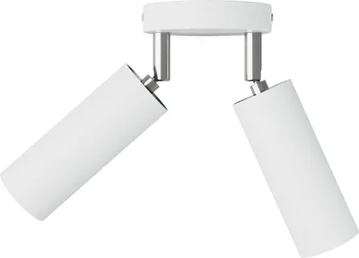 Immagine prodotto di Creative Cables - Lampada a 2 faretti con paralume Tub-E14 e rosone tondo