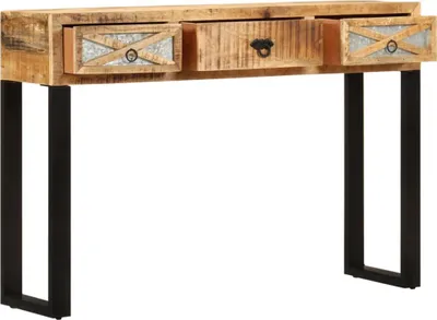 Immagine prodotto di Tavolo consolle 110 x 30 x 76 cm in legno massiccio di mango