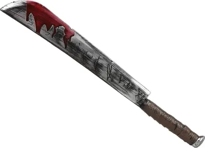 Produktbild von Messer 74 cm Blutig Halloween Bunt
