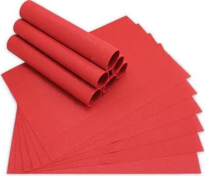 Produktbild von Tischsets BORDA 12er Set Rot als Tischuntersetzer