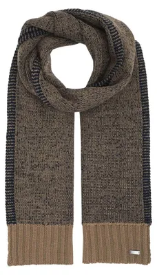 Productafbeelding van bugatti sjaal Knitted Scarf Navy donkerblauw
