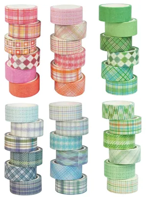 Produktbild von Washi-Tape-Set mit 36 Rollen für kreatives Basteln