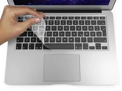 Produktbild von Tastaturschutz QWERTZ für Apple MacBook Air / Pro Retina 13" 15" Silikon Auflage