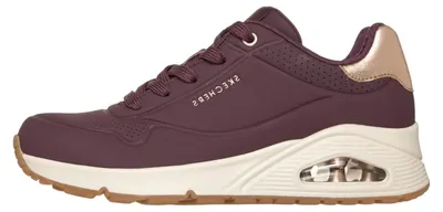 Zdjęcie produktu dla Modne półbuty sportowe Skechers z profilowaną podeszwą w kolorze fioletowym, rozmiar 38