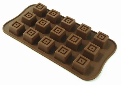 Obrázek produktu pro Silikonová forma pro čokoládové pralinky, zmrzlinu a čokoládu