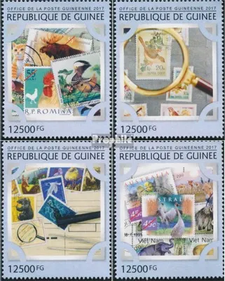 Produktbild von Briefmarken Guinea 2017 Mi 12271-12274 (kompl. Ausgabe) postfrisch Briefmarken auf Briefmarken