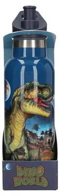 Productafbeelding van DEPESCHE DINO Wereldwijde drinkfles, roestvrij staal, GALAXY, 500 ml