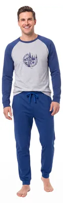 Produktbild von Kisses&Love Herren-Baumwollpyjama mit langen Ärmeln KLP4