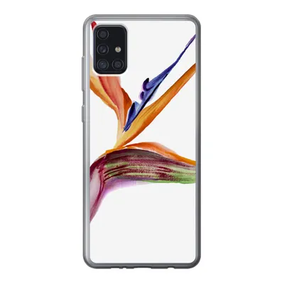 Produktbild von MuchoWow® Handyhülle Schutzhülle Hülle für Samsung Galaxy A52 5G Strelitzia - Aquarell - Blumen Silikon Softcase Handy Hülle - Umschlag