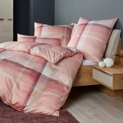 Produktbild von Janine Interlock Feinjersey Bettwäsche Carmen S 55112-01 rot koralle 135x200 cm + 80x80 cm