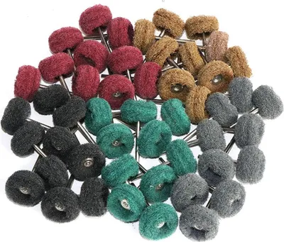 Produktbild von 60 Stk 25 mm Schleifmittel Polierscheiben, Polierzubehör für Rotations Werkzeuge