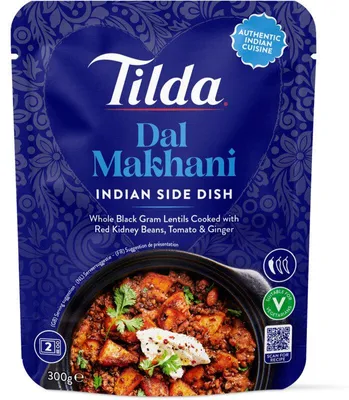 Immagine prodotto di Tilda Dal Makhani 300g – Piatto cremoso di lenticchie indiane, autentico e speziato