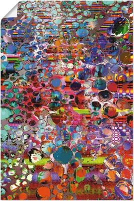 Produktbild von ARTland Poster Hölzernes Hochland Größe: 60x90 cm