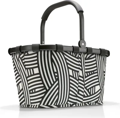 Obrázok produktu pre reisenthel carrybag, nákupný košík, košík, piknikový košík, taška na prenášanie, polyesterová tkanina, rám Zebra, 22 l, BK1032