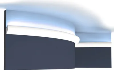 Produktbild von Orac Decor CX188F AXXENT flexible Eckleiste Zierleiste Stuckleiste 2 m