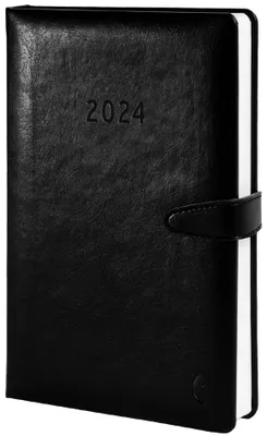 Produktbild von CHRONOPLAN Buchkalender Business Edtition 2024 A5 schwarz Wochenkalender