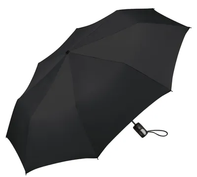 Produktbild von Happy Rain Essentials Mini AC Herren Automatik Taschenschirm schwarz