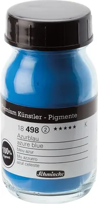 Produktbild von Schmincke 100ml Pigmente Azurblau Pigmente 18 498 055
