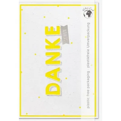 Produktbild von Danke - Good Vibes - Glückwunschkarte im Format 11,5 x 17 cm mit
