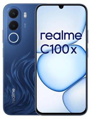 Obrázek produktu pro realme C100x, 17,3 cm (6.8"), 4 GB, 256 GB, 50 MP, Android 16.0, Modrá