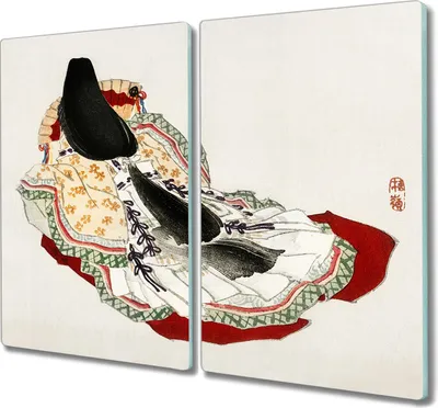 Produktbild von Coloray Hackbrett Herdabdeckplatte 2x30x52 cm Küchenbrett Kochplattenabdeckung Schneidebrett - asiatische traditionelle