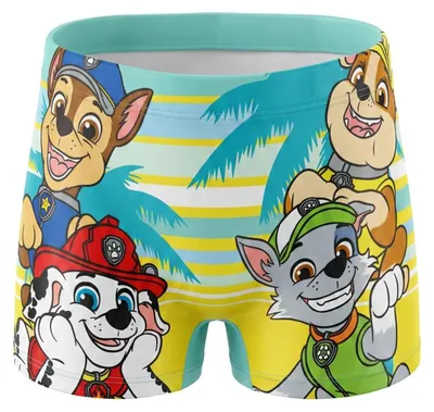 Produktbild von Paw Patrol Badehose Badeshorts Shorts jungen Bademode - Bunt, 122/128