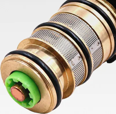 Produktbild von Thermostat-Duschventilkartusche für Duschsystem, Thermostat-Badewannen-Mischbatterie, Messingspule