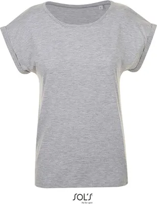 Produktbild von SOLs 01406 | Damen Round Neck T-Shirt Melba - Farbe: White - Größe: L