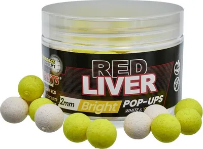 Obrázek produktu pro Starbaits Plovoucí Boilies Pop Up Bright Red Liver 50gr 14mm