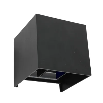 Produktbild von Steinhauer Außenleuchte Buitenlampen 2-flammig Schwarz Matt 10x10cm