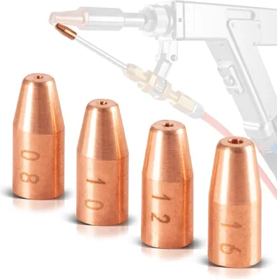 Zdjęcie produktu dla Zestaw 4 dysz prowadzących drut STAHLWERK 0,8/1,0/1,2/1,6 mm do spawarek laserowych