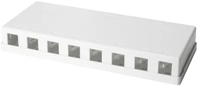 Image de LogiLink Keystone Aufputz-Leergeh„use, ungeschirmt, 8-fach