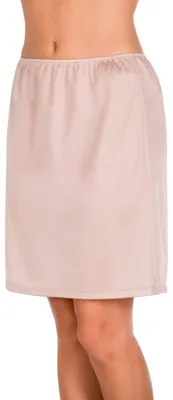 Productafbeelding van FORGARELLA Chiffon onderrok, korte rok, damesondergoed, beige, maat 50