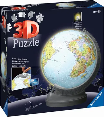 Zdjęcie produktu dla RAVENSBURGER 3D Puzzle Ball Shining Globe 548 Teile