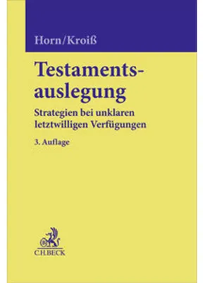 Obrázok produktu pre Testamentsauslegung