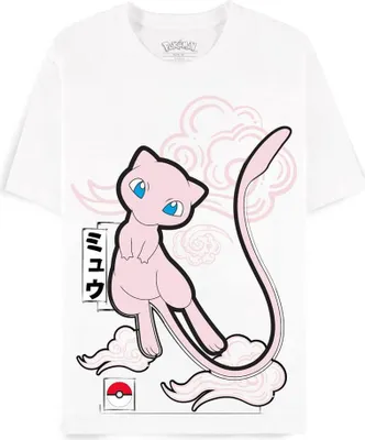 Zdjęcie produktu dla Koszulka Pokemon Mew M - Oficjalnie Licencjonowana, 100% Bawełna