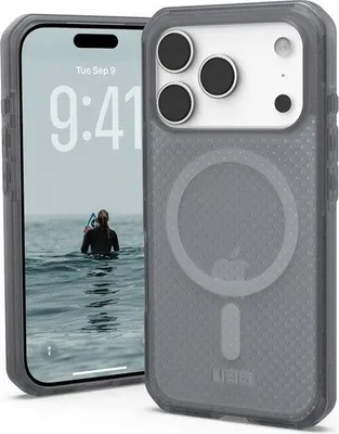 Produktbild von Urban Armor Gear 11453611313, Cover, Apple, iPhone 17 Pro, 16 cm (6.3"), Asche
