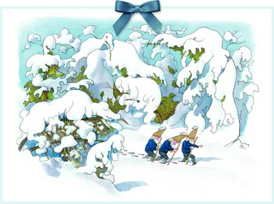Produktbild von Adventskalender Zwerge im Schnee