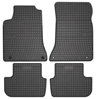 Produktbild von Gummi-Fußmatten für Infiniti Q30 2015-2019 (Schrägheck) – 4-tlg, Schwarz, passgenau – Wielganizator SolidPRO