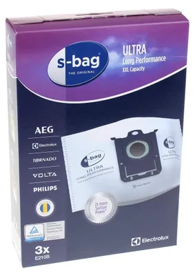 A product box for vacuum cleaner bags.