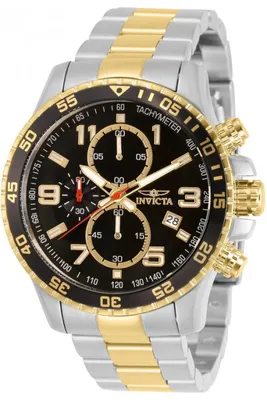 Obrázok produktu pre Invicta Specialty 14876 Pánske Hodinky - Quartz Hnacie - Nerezová Oceľ s Čiernym Ciferníkom - 45 mm