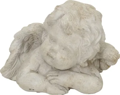 Produktbild von Engel Zement StoneArt creme Skulptur 13,5x10cm H10cm Deko Figur Dekoengel