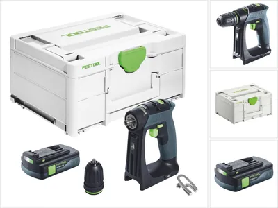 Immagine prodotto di Trapano avvitatore a batteria Festool CXS 18 18 V 40 Nm senza spazzole + 1x batteria ricaricabile 3,0 Ah + systainer - senza caricabatterie